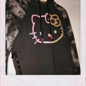 Hello Kitty w headphone included hoodie
